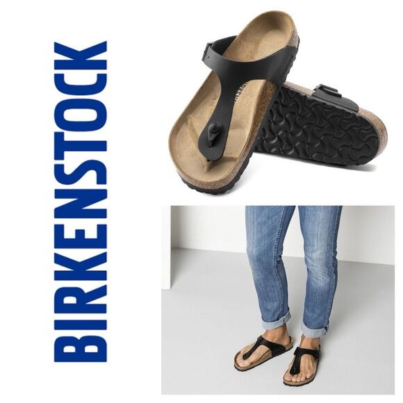 Birkenstock Gizeh Birko-Flor - Black - Picture 1 of 11